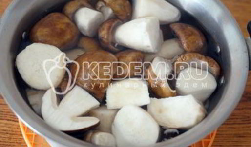 маринованные белые грибы закусочные