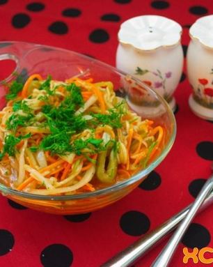 Маринованные кабачки по-корейски