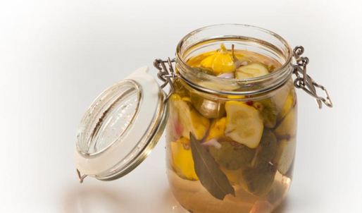 маринованные мини-патиссоны