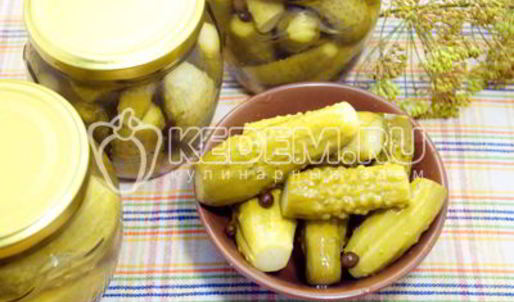 маринованные огурцы фирменные