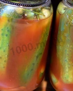 Маринованные огурцы с кетчупом чили без стерилизации