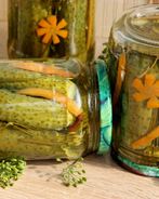 Маринованные огурцы стерилизованные