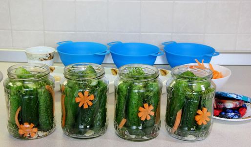 маринованные огурцы стерилизованные