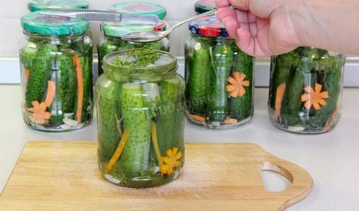 маринованные огурцы стерилизованные