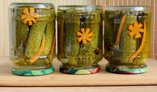 маринованные огурцы стерилизованные