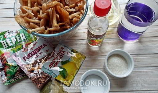 маринованные опята бабушкины