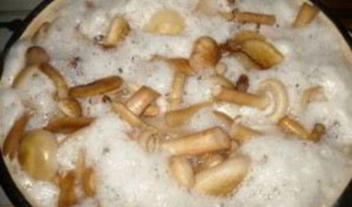 маринованные опята с чесноком