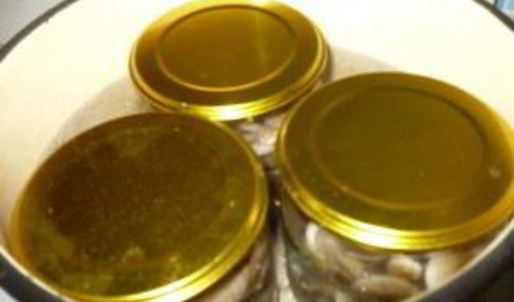 маринованные опята с чесноком