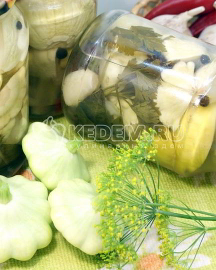 Рецепт маринованных патиссонов