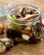 Маринованные подберезовики и подосиновики