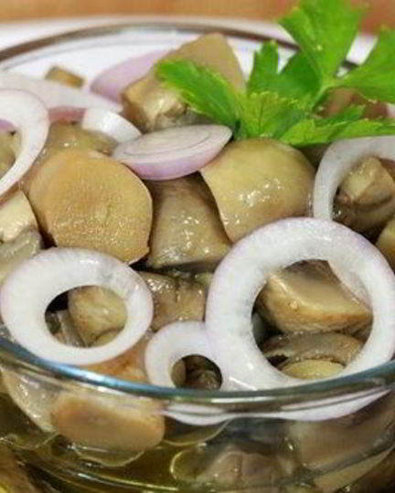 Рецепт маринованных пряных шампиньонов