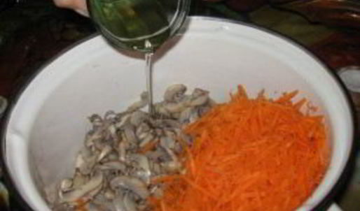 маринованные вешенки по-корейски