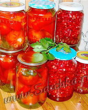 Помидоры, маринованные со свеклой