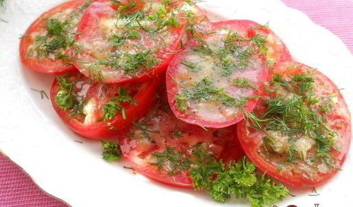 помидоры маринованные за 30 минут