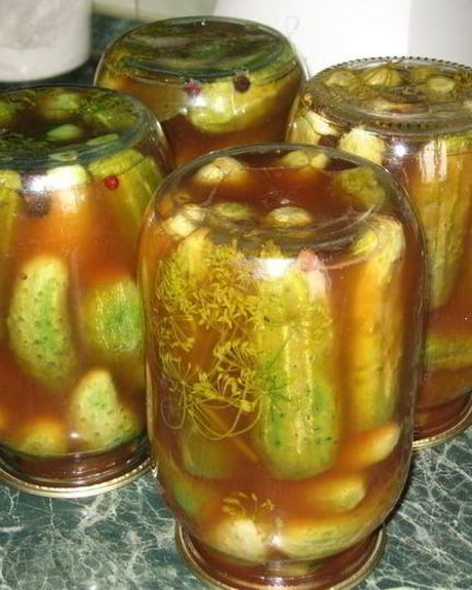 Рецепт огурчиков чили на зиму
