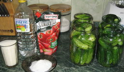 огурчики чили на зиму