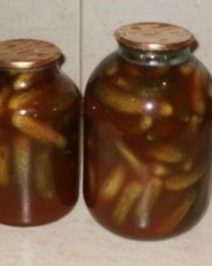 Огурцы с кетчупом на зиму