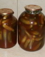 Огурцы с кетчупом на зиму