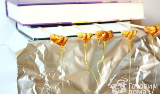 орехи в карамели