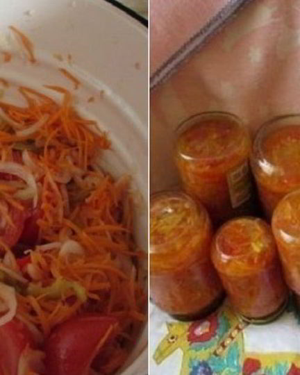Рецепт овощной заготовки на зиму