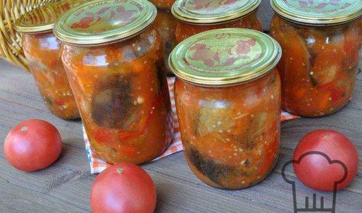 перец с баклажанами на зиму