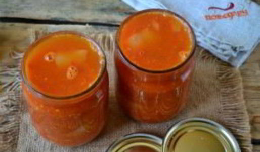 перец в томатном соке на зиму