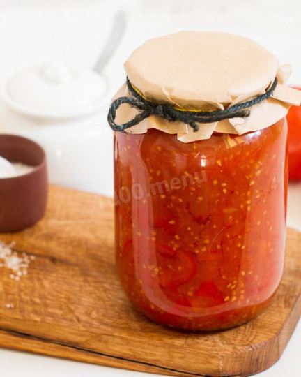 Рецепт перца в томатном соусе на зиму