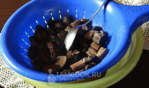 подосиновики, замороженные на зиму