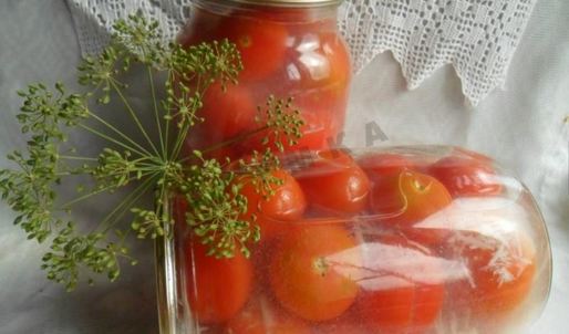 помидоры в снегу с чесноком на зиму