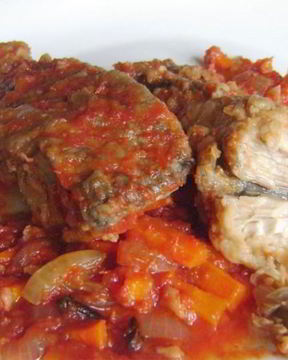 Скумбрия на зиму с овощами, рыбный салат