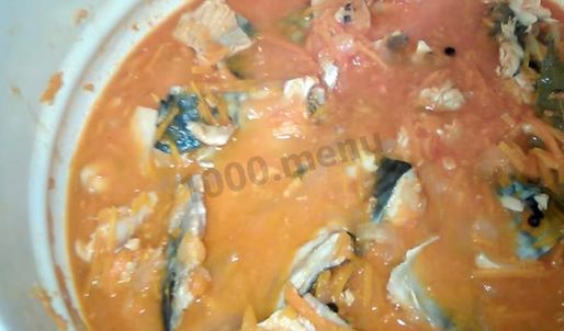 скумбрия на зиму с овощами, рыбный салат