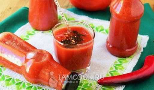 сок томатный на зиму без стерилизации