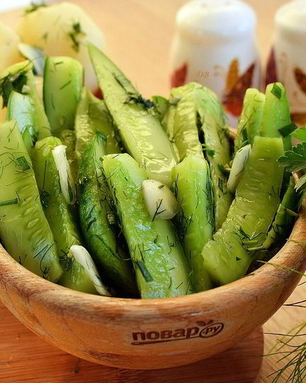 Рецепт быстрых огурцов малосольных в пакете