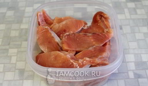 горбуша, соленая под семгу