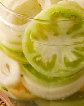 Консервированные зеленые помидоры