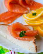 Малосоленая семга