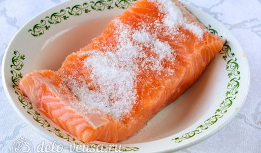 малосоленая семга