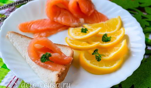 малосоленая семга