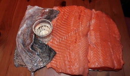 малосольная семга по-скандинавски