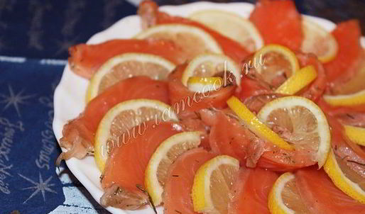 малосольная семга по-скандинавски