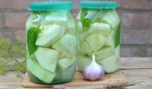 малосольные кабачки