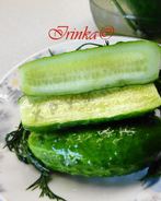 Малосольные огурцы на минеральной воде