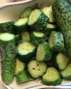 Малосольные огурцы с сахаром сухой способ