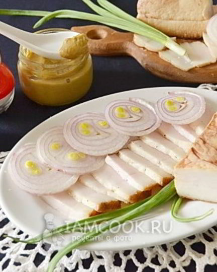Рецепт сала копченого