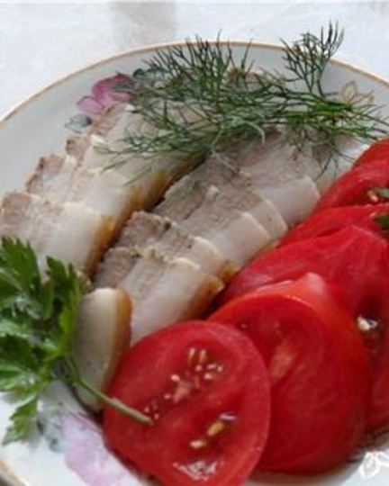 Рецепт сала в духовке