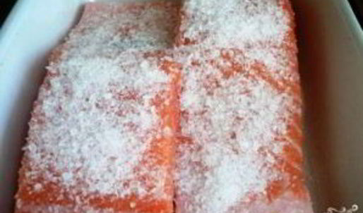 семга малосольная