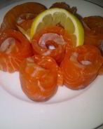 Слабосоленая семга