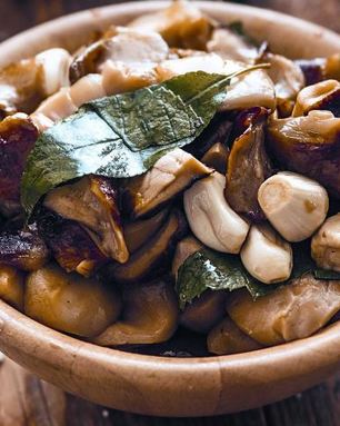 Соленые белые грибы