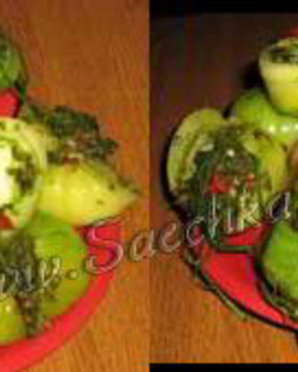 Рецепт соленых зеленых помидоров