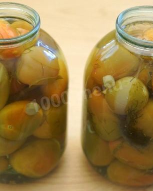 Зеленые бурые помидоры пальчики оближешь